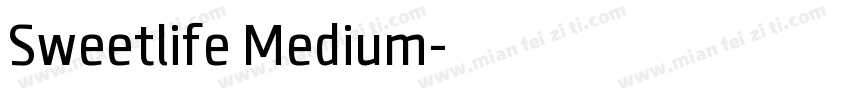 Sweetlife Medium字体转换